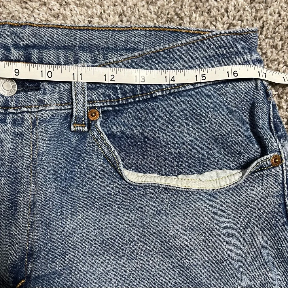 Levi's 505 Regular Fit Straight Leg Stretch Jeans Light Wash Men's 34x34
